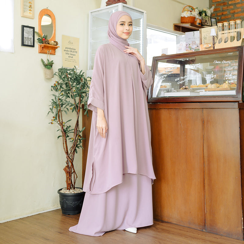 Haifa Tunik Set Lilac