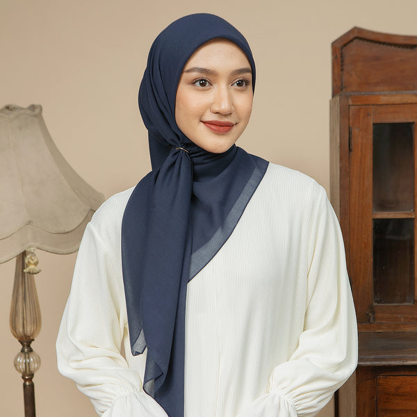 Nala Voal Square Medium Blue