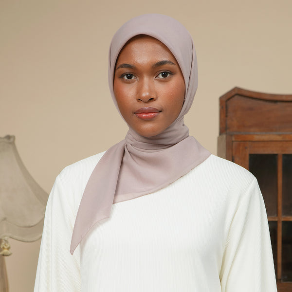 Nala Voal Square Purple Grey