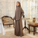 Balqis Abaya Lozy X Cut Syifa Brown Muffin S