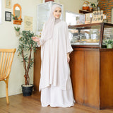 Haifa Tunik Set Nude Cream (New Material)