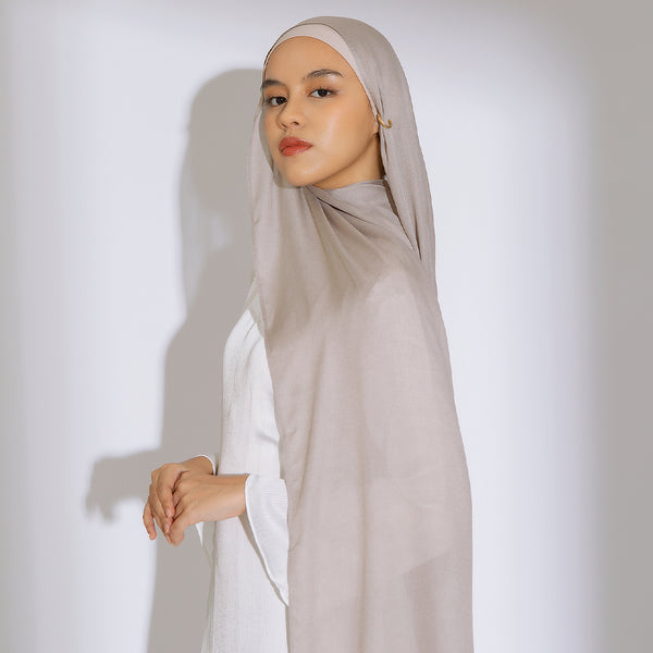 Nour Shawl Grey Griss