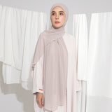 Embroidery Inner Shawl Lozy X Hamidah Baby Nude