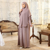 Balqis Abaya Lozy X Cut Syifa Dusty Purple S