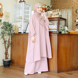 Haifa Tunik Set Soft Pink (New Material)