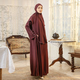 Zainab Abaya Lozy X Cut Syifa Burgundy M