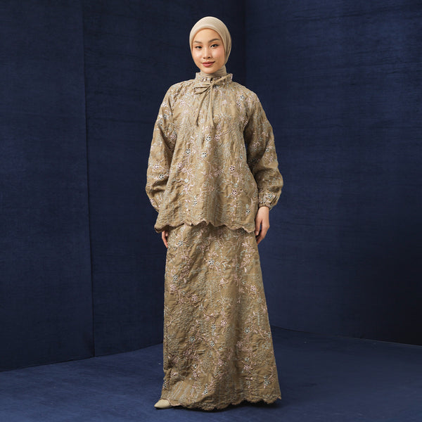 Floure Embroidery Set Dessert Taupe S-M Series 2