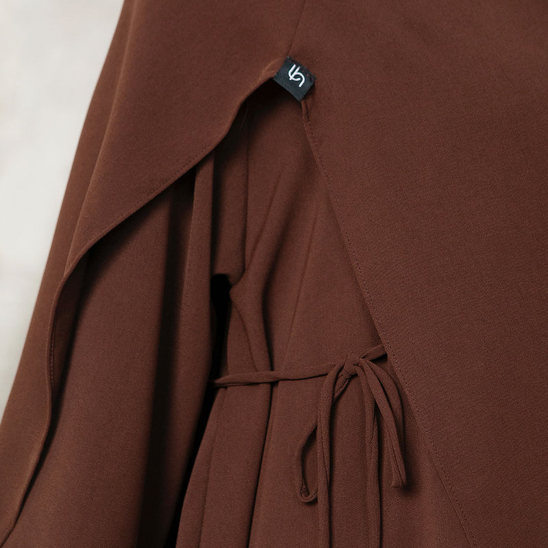 Alina Abaya Lozy x Cut Syifa Mahogany L