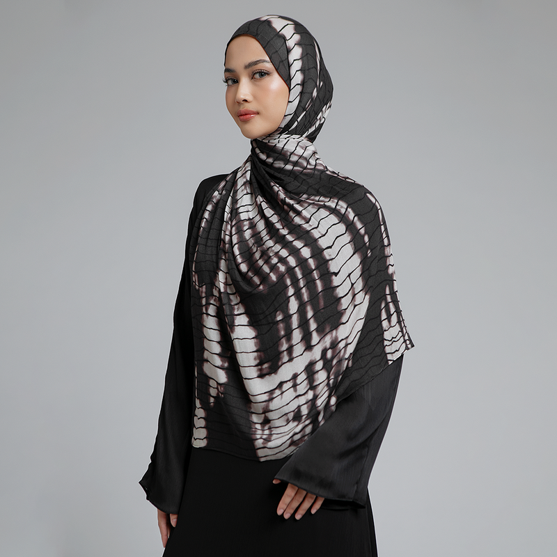 Viscose Printed Modal Mahogany Ripple