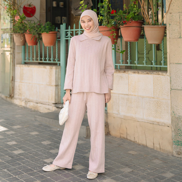 Metta Knit Set Soft Pink