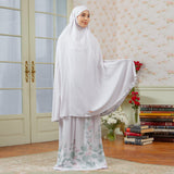 Pre Order Shafiya Prayer Set in Peony (Lozy x Heidy)