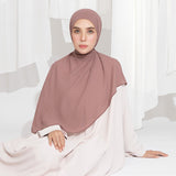 Embroidery Inner Shawl Lozy X Hamidah Brownie