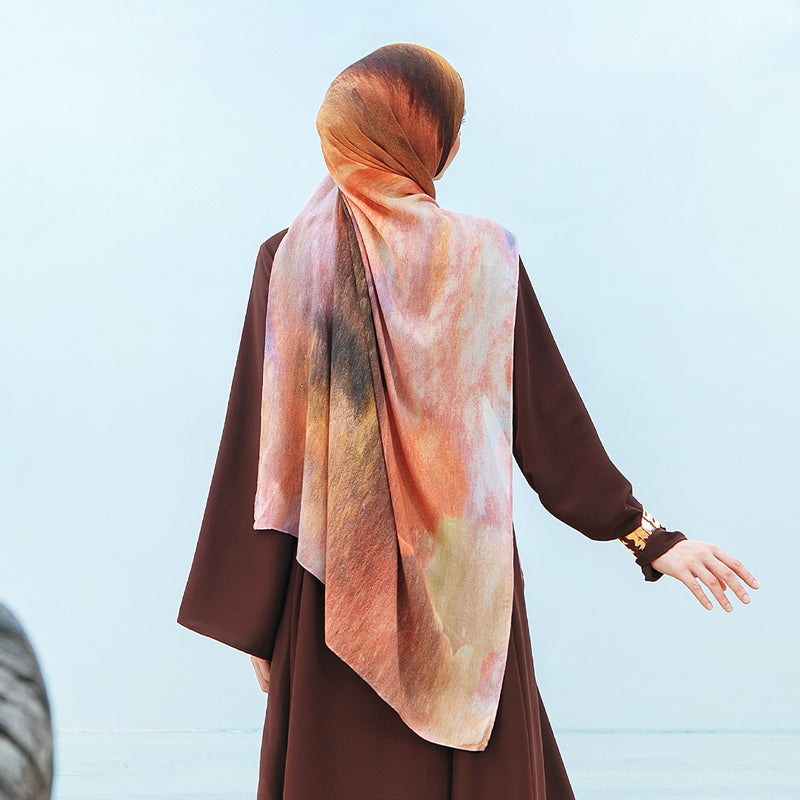 Viscose Printed Modal Sunset