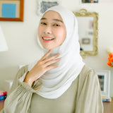 Yora Silk Shawl Broken White