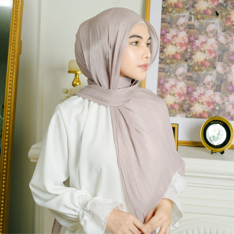 Yora Silk Shawl Baby Nude