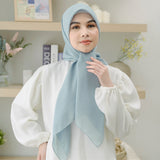 Theya Voal Square Soft Blue Grey (New Material)