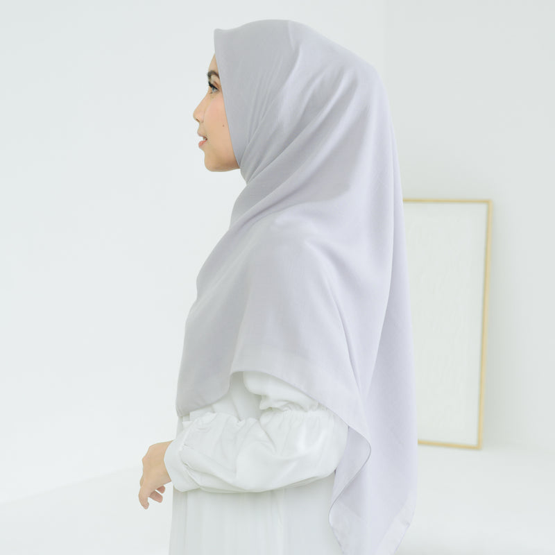 Mima Square Syari (Hijab Segiempat Syari) Dove Grey