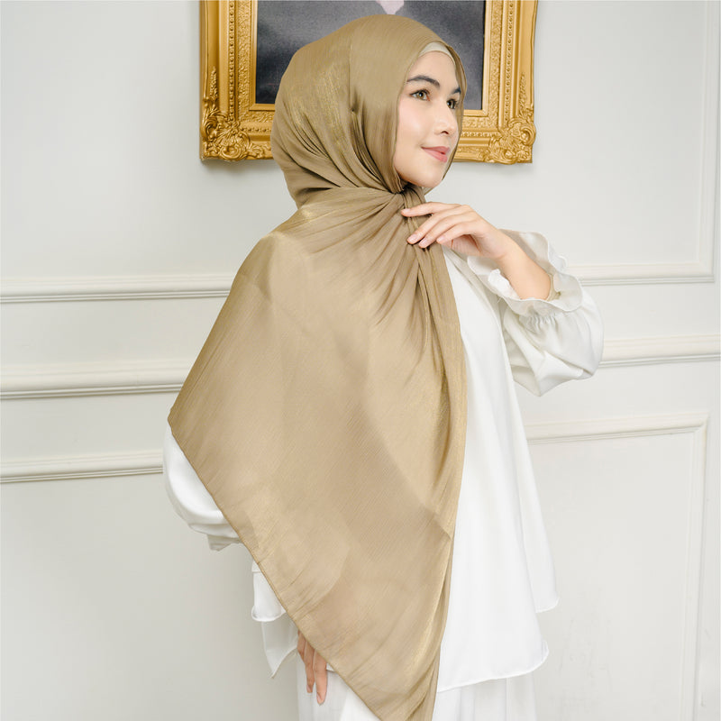 Yora Silk Shawl Gold Mustard