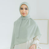 Mima Square Syari (Hijab Segiempat Syari) Green Pastel