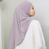 Qiya Instan Square New Series (Segiempat Instan) Grey Cream