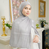 Yora Silk Shawl Grey Griss