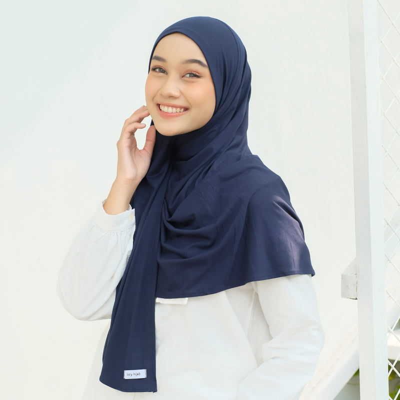 Taqira Instan (Hijab Instan Rayon) Navy