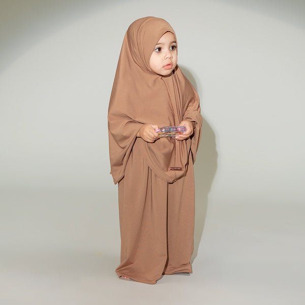 Shameera Prayer Set Kids Series 2 in Hazelnut 1-2 Tahun (Lozy x Hamidah)