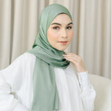 Medina Eyelash Shawl Green Pastel