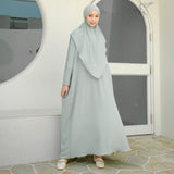 Hafsha Abaya Set Sage