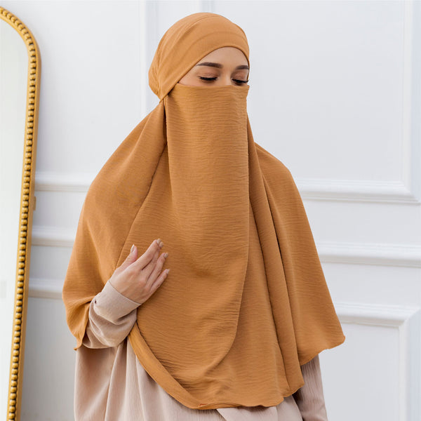 Halima French Khimar Sudan Brown