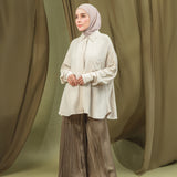 Mida Shirt Lozy x Hamidah Cream Almond