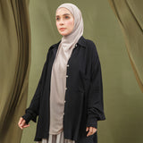Mida Shirt Lozy x Hamidah Black