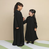 Azura Abaya Dress Kids Black 3-4Th