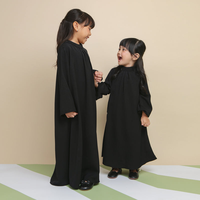 Azura Abaya Dress Kids Black 3-4Th