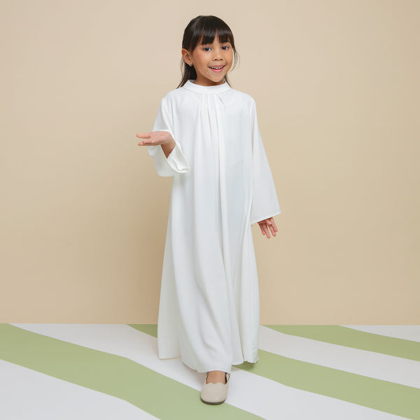Azura Abaya Dress Kids Broken White 5-6Th