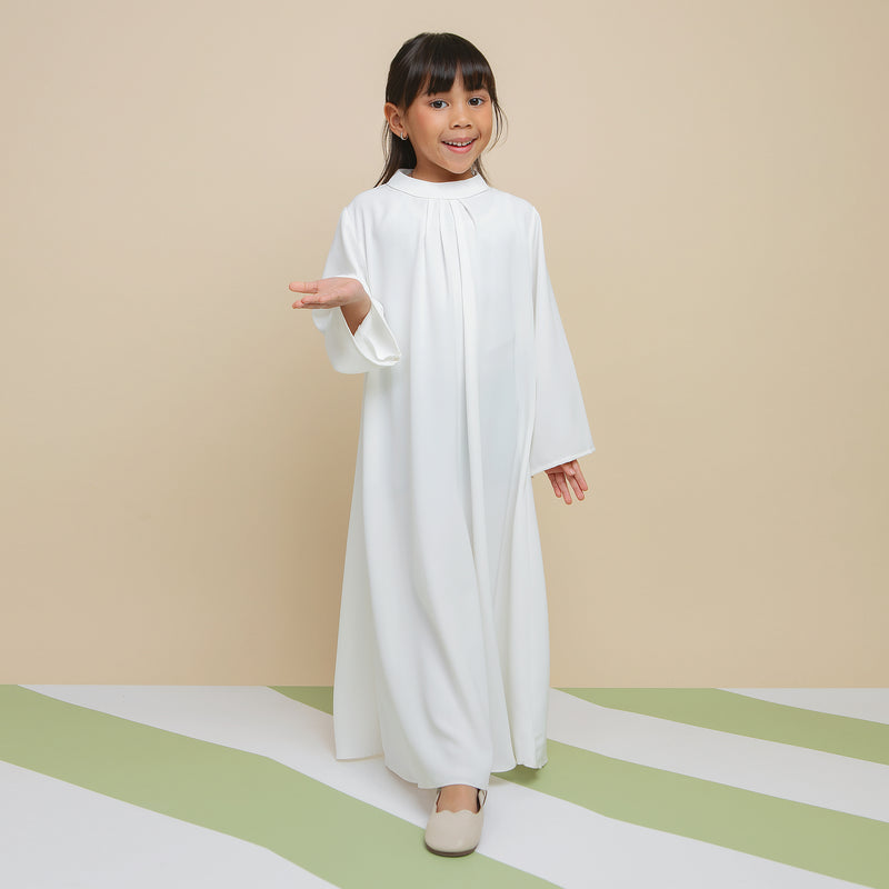 Azura Abaya Dress Kids Broken White 5-6Th