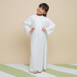 Azura Abaya Dress Kids Broken White 5-6Th