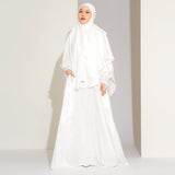 Hanida Abaya Set Broken White