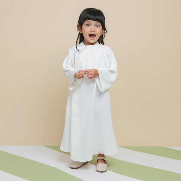 Azura Abaya Dress Kids Broken White 3-4Th