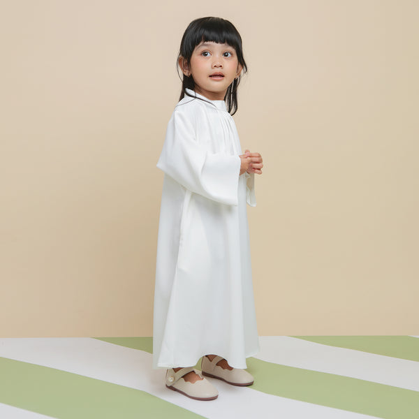 Azura Abaya Dress Kids Broken White 3-4Th