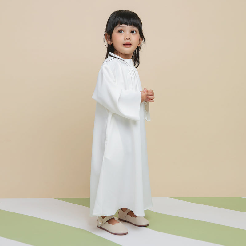Azura Abaya Dress Kids Broken White 3-4Th