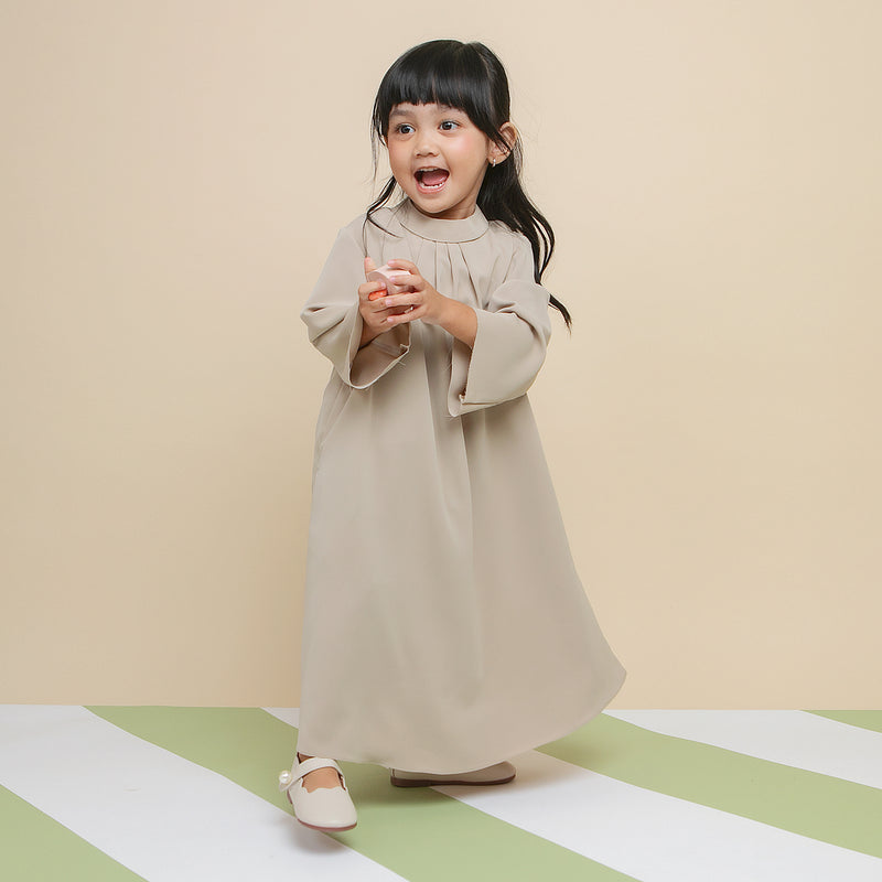 Azura Abaya Dress Kids Khaki 3-4Th
