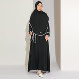 Hafiza Abaya Set Black