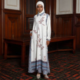 Linea Dress Lozy x Lesti Sarimbit Sky Blue S-M