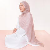 Viscose Crinkle Shawl Pink Blush