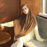Embroidery Khimar Bandana Lozy x Hamidah Olivesheen