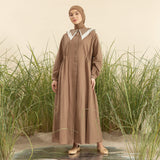 Calla Dress (Dress Linen Collar)