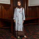 Linea Dress Sarimbit Choco Blue S-M