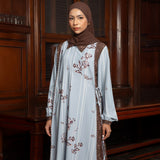 Linea Dress Sarimbit Choco Blue S-M