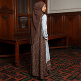 Linea Dress Sarimbit Choco Blue S-M